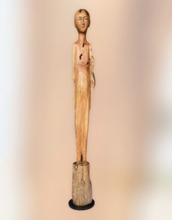 human wood sculpture art