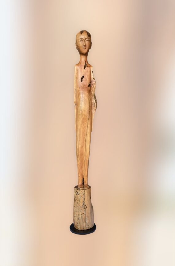 human wood sculpture art