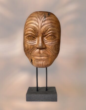 bali wooden art deco mask